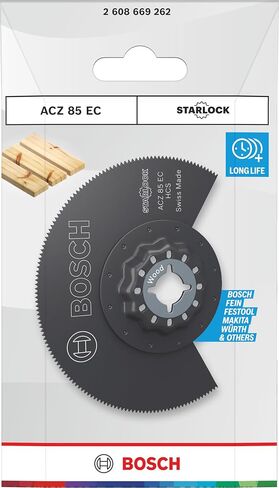 Bosch 1x ACZ 85 EC Segment Blade (for Softwood, Ø 85 mm, Professional Accessory Multitool) in Saudi Arabia