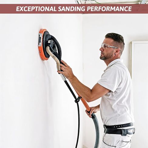 50 PCS 9-Inch 6-Hole Drywall Sanding Discs Set, 10 Each of 60 80 120 150 240 Grits Hook-and-Loop Sanding Discs for 9" Drywall Sander, Wood Furniture Finishing in Kuwait