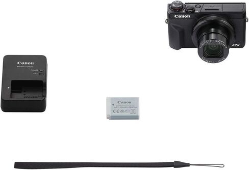 Canon PowerShot G7 X Mark III Digital Camera (Black #3637C001) with Basic Starter Bundle (Renewed) in Saudi Arabia