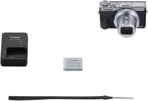 كاميرا Canon PowerShot G7 X Mark III الرقمية (فضية #3638C001) مع حزمة الملحقات المتقدمة (متجددة) in Saudi Arabia