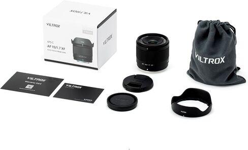 عدسة VILTROX 15 مم F1.7 X-Mount لـ Fuji، APS-C عدسة تركيز تلقائي بزاوية واسعة للغاية لكاميرات Fujifilm X-Mount X-T5 X-H2 X-T50 X-M5 X-T30 II X-Pro3 X-S20 X-E4 in Kuwait