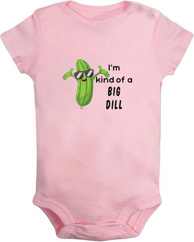IDzn Babies للجنسين أنا نوع من الشبت الكبير رومبير مضحك لحديثي الولادة بدلة قفز للأطفال من عمر 0 ​​إلى 24 شهرًا ملابس قطنية جرافيك in Saudi Arabia