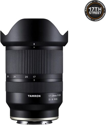 عدسة Tamron مقاس 17-28 مم f/2.8 Di III RXD (Sony E) مع تركيز تلقائي سريع وواسع الزاوية، وبطاقة SDXC Extreme PRO سعة 64 جيجابايت مع سرعة قراءة تبلغ 200 ميجابايت/ثانية، وفلتر Tiffen 67 مم للأشعة فوق البنفسجية ومجموعة حقيبة ظهر للكاميرا in Kuwait