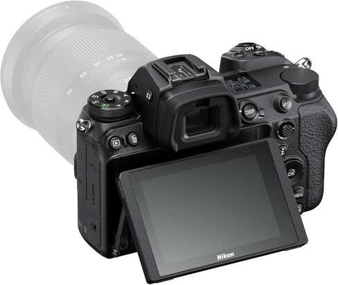 Nikon Z6 II Mirrorless Camera with Nikon NIKKOR Z DX 50-250mm f/4.5-6.3 VR Lens + 2pc 64 GB Memory + LED Light + Camera Case + Tripod + More (28pc Bundle) (Renewed) in Saudi Arabia