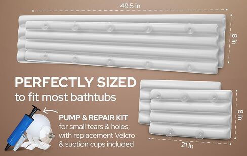 Baysie Bathtub Safety Bumper for Baby, Toddler and Kid (Hook and Loop) in Saudi Arabia