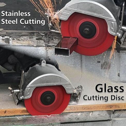 Glass Cutting Disc for 4-1/2" Angle Grinder, 6 Pcs Glass Ceramic Diamond Cutting Blade Disc 7/8" (Model 115/125) for Grinding Jade, Crystal, Wine Bottles, Tile in Saudi Arabia