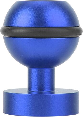 Ball Head Base Mount, Diving Light Bracket Action Camera Ball Head Base Hot Shoe Mount Hot Shoe Metal 1/4 Screw Hole (Blue) in Saudi Arabia