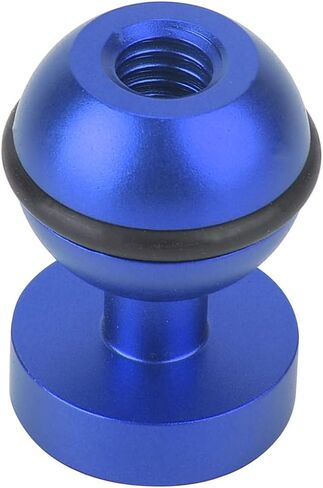 Ball Head Base Mount, Diving Light Bracket Action Camera Ball Head Base Hot Shoe Mount Hot Shoe Metal 1/4 Screw Hole (Blue) in Saudi Arabia