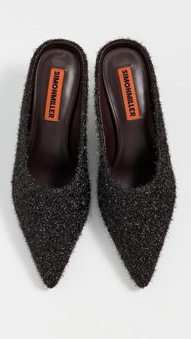 SIMONMILLER Women's Tinsel Pointed Gala Mules in Kuwait