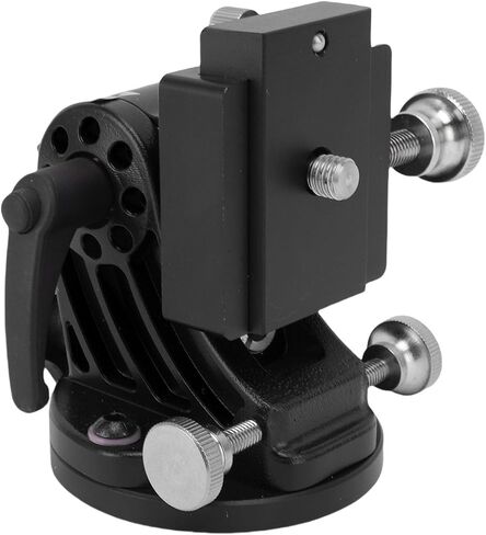 AUNMAS Precise Polarity Alignment Telescope Latitude Mount, Aluminum Alloy Construction, Leveling Bubble, Latitude Base for Telescope, Photography, Astronomy (Black White) in Saudi Arabia