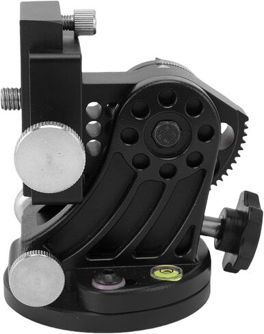 AUNMAS Precise Polarity Alignment Telescope Latitude Mount, Aluminum Alloy Construction, Leveling Bubble, Latitude Base for Telescope, Photography, Astronomy (Black White) in Saudi Arabia
