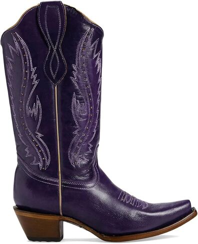 Women's Vintage Embroidered Rivet Block Heel Cowgirl Mid Calf Western Boots Fashion Studded Square Toe Pull On Chunky Heel Cowboy Knee High Boots for Women in Saudi Arabia