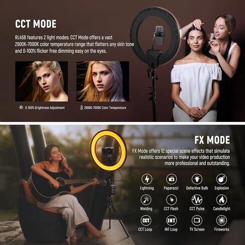 NEEWER 24x24 inch/60x60 cm Photo Studio Shooting Tent + 18 Inch Edge Lit Ring Light with Tripod Stand Phone Holder, Cube Diffusion Soft Box Kit with 4 Colors Backdrops for Photography in Saudi Arabia