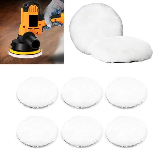 8 pcs 5 inch polishing Buffing Pads for Orbital 5" polishing Pads Hook and Loop by Swagwert in Saudi Arabia