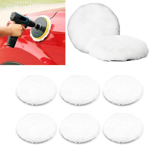 8 pcs 5 inch polishing Buffing Pads for Orbital 5" polishing Pads Hook and Loop by Swagwert in Saudi Arabia