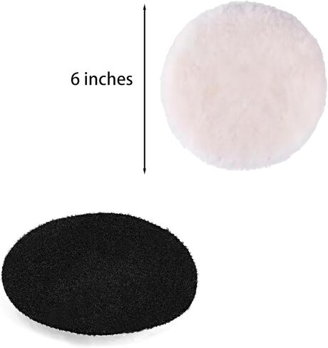 8 pcs 5 inch polishing Buffing Pads for Orbital 5" polishing Pads Hook and Loop by Swagwert in Saudi Arabia