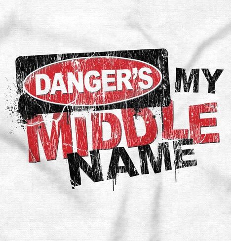 بريسكو براندز Funny Danger is My Middle Name Baby Bodysuit Jumper Boys in Kuwait
