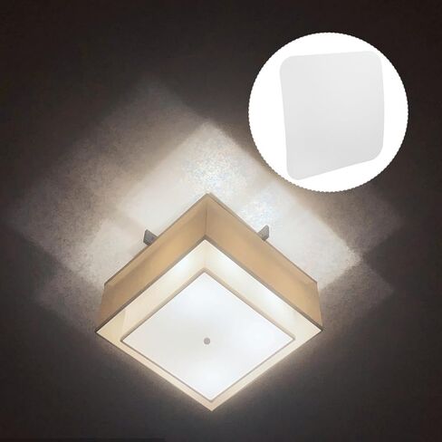 ناشر غطاء مصباح Ciieeo: موزع ضوء السقف من الأكريليك المربع ومظلل المصباح مرشح الضوء لغرف النوم وغرف المعيشة وتركيبات الإضاءة المنزلية الحديثة in Kuwait