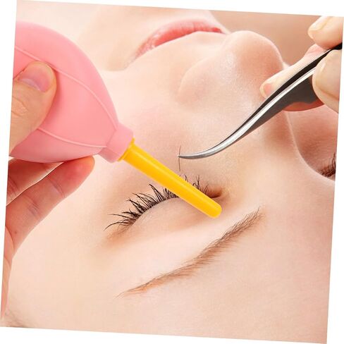 4 قطع منفاخ هواء مطاطي يدوي لوصلات الرموش وإزالة الغبار، أداة تنظيف متعددة الاستخدامات لتجفيف سريع وصيانة العناصر الحساسة، ألوان زرقاء وردية in Saudi Arabia