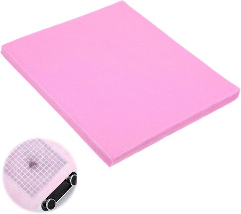 100 Sheets Nail Dust Collector Filter Paper, Disposable Nail Dust Collector Sheets for Most of Nails Dusts Collectors Machine-Portable Nails Tech Supplies for Home Salon (Pink) in Saudi Arabia