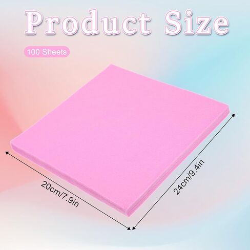100 Sheets Nail Dust Collector Filter Paper, Disposable Nail Dust Collector Sheets for Most of Nails Dusts Collectors Machine-Portable Nails Tech Supplies for Home Salon (Pink) in Saudi Arabia