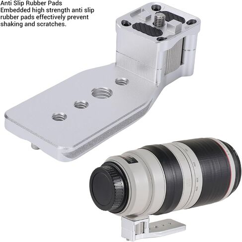 Sanpyl Tripod Mount Ring Base for EF 100-400mm f/4.5-5.6L is II Lens, Replacement Collar Foot with Arca Plate & Anti Slip Design, Lightweight Aluminum Alloy in Saudi Arabia