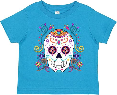inktastic Día De Los Muertos Sugar Skull Toddler T-Shirt in Saudi Arabia