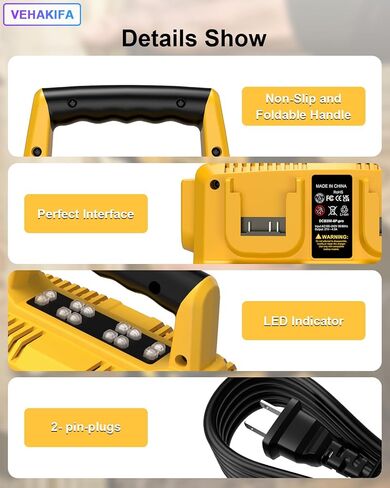 Upgraded 6-Ports Rapid Battery Charger Compatible with Dewalt Flexvolt 20V/60V,Compatible with Dewalt 20V/60V Battery DCB200 DCB206 DCB606 DCB609 in Kuwait