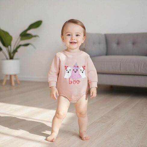 Seyurigaoka Newborn Baby Girl Outfits Valentines Day Outfit Love Heart Sweatshirts Bubble Romper Cute Fall Winter Clothes in Saudi Arabia