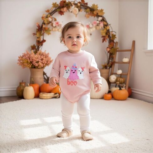 Seyurigaoka Newborn Baby Girl Outfits Valentines Day Outfit Love Heart Sweatshirts Bubble Romper Cute Fall Winter Clothes in Saudi Arabia