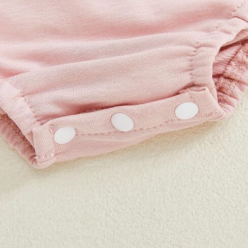 Seyurigaoka Newborn Baby Girl Outfits Valentines Day Outfit Love Heart Sweatshirts Bubble Romper Cute Fall Winter Clothes in Saudi Arabia
