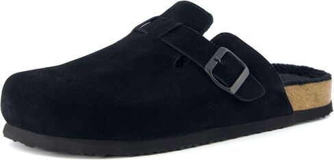 CUSHIONAIRE Haze Mens Clogs | Comfortable Slip-On Clogs for Men with Arch Support and Cork Suede Footbed | Perfect Potato Shoes for Indoor & Outdoor Use in Kuwait