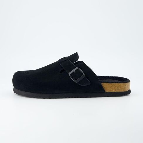 CUSHIONAIRE Haze Mens Clogs | Comfortable Slip-On Clogs for Men with Arch Support and Cork Suede Footbed | Perfect Potato Shoes for Indoor & Outdoor Use in Kuwait