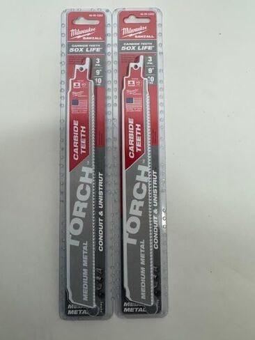 Milwaukee Electric - 9IN 10TPI Torch Blade 5PK in Saudi Arabia