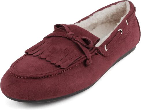 Soda Bowen ~ Women Round Toe Fleece-Lined Tassel Flat Shoe in Saudi Arabia