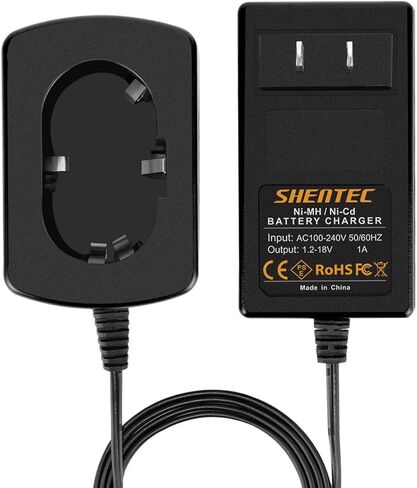 Shentec 7.2V-18V Battery Charger Compatible with Makita 7.2V 9.6V 12V 14.4V 18V Ni-MH/Ni-Cd Pod Style Batteries in Saudi Arabia