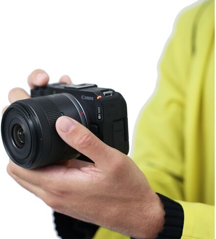 Canon EOS R50 V Mirrorless Camera for Content Creators with 14-30mm F4-6.3 is STM PZ Lens Kit 6895C012 (Renewed) Bundle w/Bag + Microphone + Monopod + Tripod Grip + Photography Ebook & Accessories in Saudi Arabia