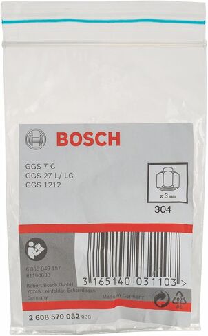 Bosch Accessories 1x Collet with locking nut (Ø 3 mm, Accessories for Straight Grinders) in Saudi Arabia