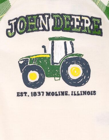 John Deere Baby 3 Pack Long Sleeve Bodysuits Newborn to Infant Sizes (3-6 Months - 9-12 Months) in Saudi Arabia