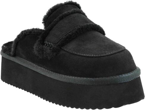 Corkys Footwear Hey Girl Womens Veg Out Faux Fur Lined Slippers - Soft Cushioned Insoles, Warm and Cozy Fit, Easy Slip-On Style for Comfort and Relaxation in Saudi Arabia