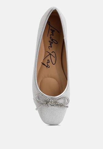 London Rag Gizeh Women Rhinestone Embellished Ballerinas in Saudi Arabia