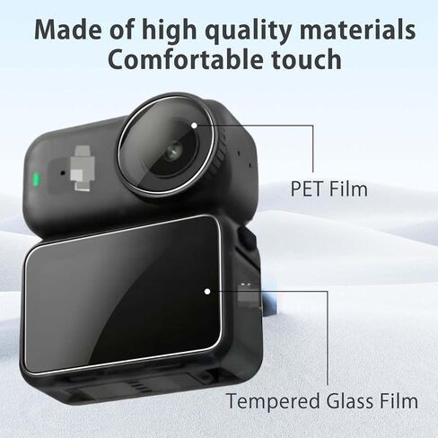 [3+3 عبوات] واقي شاشة لـ DJI Osmo Nano، زجاج مقسى عالي الدقة، صلابة 9 ساعات، خدش، مضاد لبصمات الأصابع، واقي عدسة لكاميرا DJI Osmo Nano in Kuwait