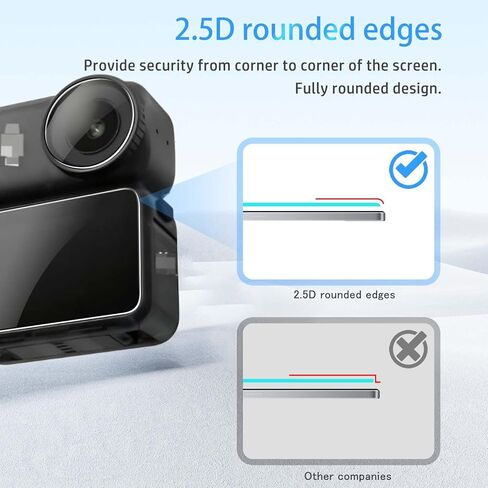 [3+3 عبوات] واقي شاشة لـ DJI Osmo Nano، زجاج مقسى عالي الدقة، صلابة 9 ساعات، خدش، مضاد لبصمات الأصابع، واقي عدسة لكاميرا DJI Osmo Nano in Kuwait