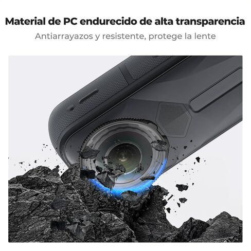 واقيات العدسات القياسية من K&F المتوافقة مع ملحقات Insta360 X5، غطاء واقي للعدسات الزجاجية عالية الشفافية مع واقي الشاشة، طقم بديل للغطاء المضاد للخدش in Saudi Arabia