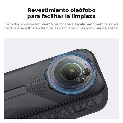 واقيات العدسات القياسية من K&F المتوافقة مع ملحقات Insta360 X5، غطاء واقي للعدسات الزجاجية عالية الشفافية مع واقي الشاشة، طقم بديل للغطاء المضاد للخدش in Saudi Arabia