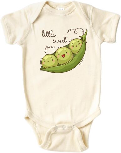Little Sweet Pea Baby Cute Baby Bodysuit, Kids & Toddler T-Shirt - Funny Outfit for Girls Boys Baby Shower Foodie Tee in Saudi Arabia
