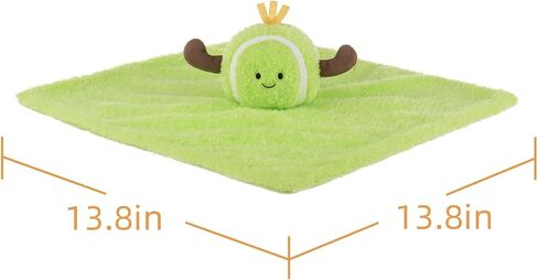 Apricot Lamb Tennis Blanket Soft Loveys for Babies, Security Blanket for Baby Boy and Girl, Infant and Toddlers 13.8x13.8 Inches in Saudi Arabia