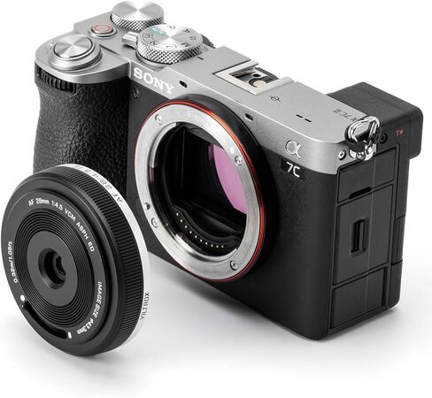 Viltrox AF 28mm f4.5 FE Pancake Lens for Sony E Mount Cameras (a7, a7R, a7S, a7C, a9) – Ultra-Thin, Full Frame, Lightweight, Black in Saudi Arabia