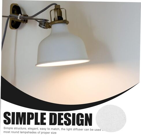 2Pcs Heat Resistant Ceiling Lamp Shade Diffuser Covers for Chandeliers and Pendant Lights Dazzling Fabric Lampshades for Eye Protection Easy Install for Home and Lighting in Saudi Arabia