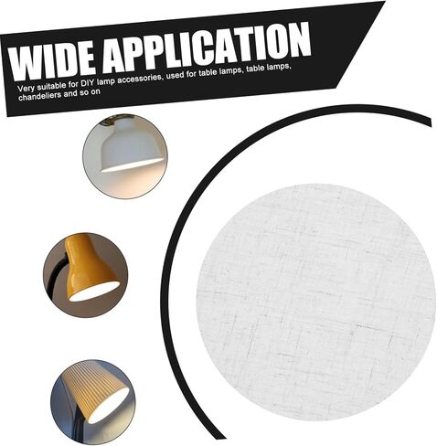 2Pcs Heat Resistant Ceiling Lamp Shade Diffuser Covers for Chandeliers and Pendant Lights Dazzling Fabric Lampshades for Eye Protection Easy Install for Home and Lighting in Saudi Arabia